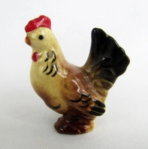 Vintage Hagen Renaker 1950's Miniature Bantie Hen Chicken Style Two Figurine - Picture 1 of 7