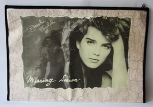 VERY RARE ORIGINAL VINTAGE 80'S BROOKE SHIELDS 15"X10.5" BAG JINWY NEW NOS ! - Picture 1 of 10