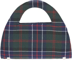 Küstenluder DIWA 50s TARTAN Karo VINTAGE Clutch TASCHE Bag Grün Rockabilly - Bild 1 von 5