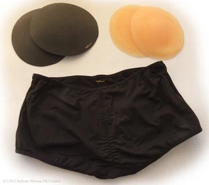 Softleaves B400 Silicone and sponge Buttock Enhancers padded panties bottom lift - Picture 1 of 5