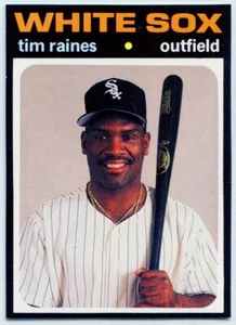 1991 SCD Baseball Card Price Guide '71 Topps #51 Tim Raines Chicago White Sox - Picture 1 of 2