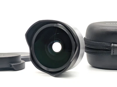 Video*[MINT] Sony Fisheye Converter VCL-ECF1 W/Lens Case Lens Cap from JAPAN # 1 - Image 1 of 4