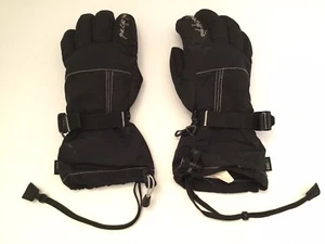 686 Black Gore Tex Gloves Small Medium Ski Winter Liner - Picture 1 of 13