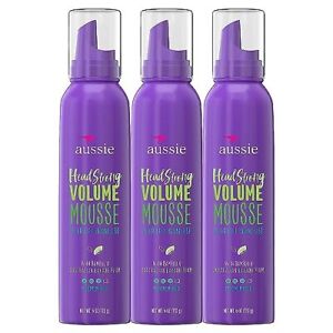 Aussie Mousse, with & Kakadu Plum, Headstrong Volume, For Fine Hair