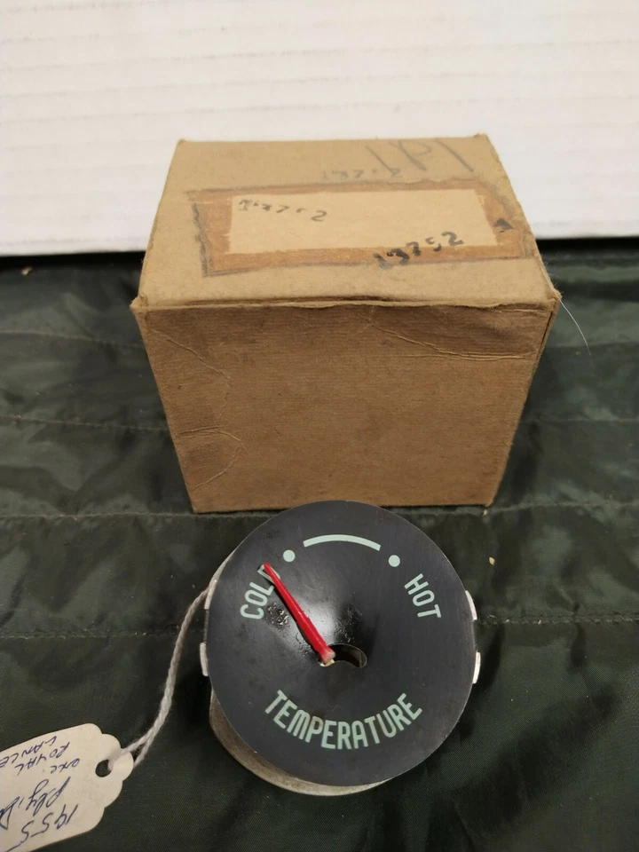 NOS MOPAR TEMPERATURE GAUGE PN 1622135 FOR PLYMOUTH AND DODGE EXC ROYAL LANCER — 第 1/1 张图片