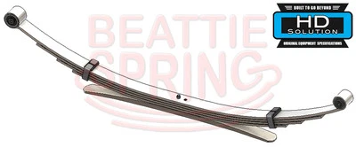 Muelle de hoja trasero para Dodge Ram 1500 2002-2009 5 hojas certificado SRI Foto 1 de 2