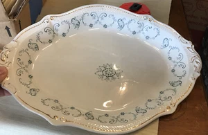 PLATTER Semi Porcelain WH GRINDLEY & Co Oct 19-97 - Picture 1 of 6