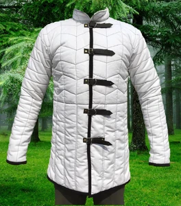 Medieval Padded Gambeson , Viking Armour Coat ,SCA Fighting Arming Jacket ,Gambe - Picture 1 of 4