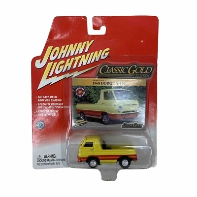 Johnny Lightning 1968 Dodge A-100 классическая золотая коллекция 404-21 желтый 1:64 новый из старых запасов - Изображение 1 из 4