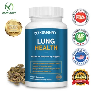 Lungengesundheit - Lungenreinigung & Entgiftung, Atemwegsgesundheit, maximale Stärke Ergänzung - Bild 1 von 12