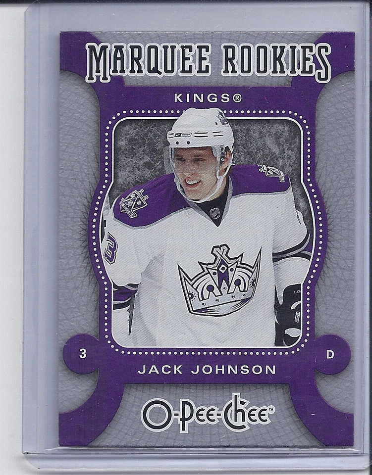 07-08 2007-08 O-PEE-CHEE JACK JOHNSON ROOKIE RC OPC 549 LOS ANGELES KINGS - Image 1 of 1
