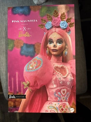 Muñeca Barbie Magnolia Rosa Día de Muertos 2023 Nueva en Mano NRFB HJX16 Foto 1 de 4