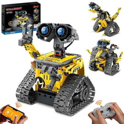 Technik Roboter Kinder Bauspielzeug App & Fernsteuerung RC Spielzeug Geschenk - Bild 1 von 4
