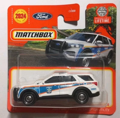 Matchbox - 2023 Ford Interceptor Utility - OVP - 2024 - #036/100 - Paramedic - Bild 1 von 2