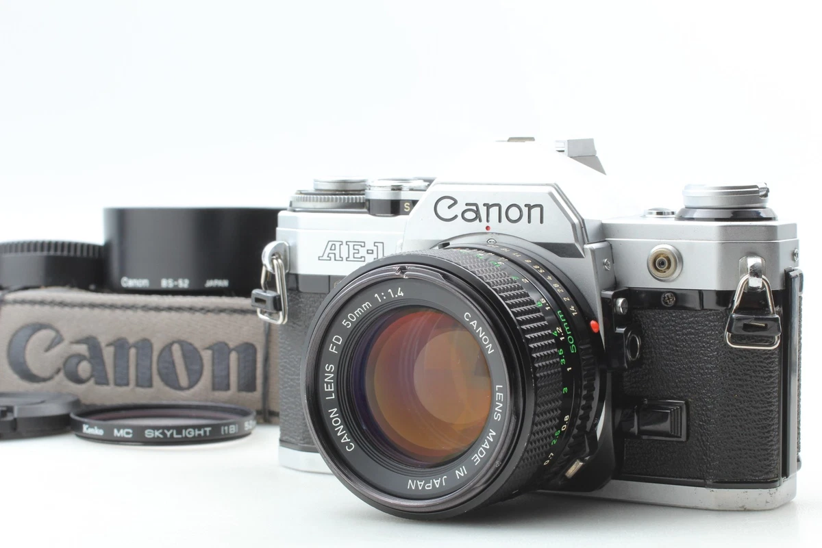 ⭐️美品⭐️モルト交換済⭐️Canon AE-1 PROGRAM ＋50mm F1.4 完動 Canon AE-1 PROGRAM 50mm F1.4 SSC 2レンズ 【公式通販】