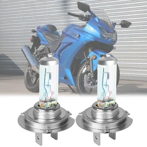 For Kawasaki Ninja 250R 08-2012 Motorcycle Halogen Headlight H7 Warm White Bulbs - Foto 1 di 10