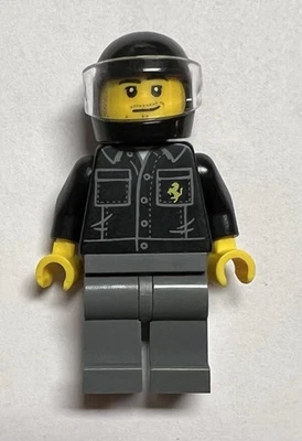 LEGO Speed Champions - Minifigura Ferrari Driver/Mecánica - Excelente Estado Foto 1 de 2