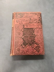 Antique 1880's Zanoni Lytton Rare Caxton Edition By Edward Bulwer - Picture 1 of 9