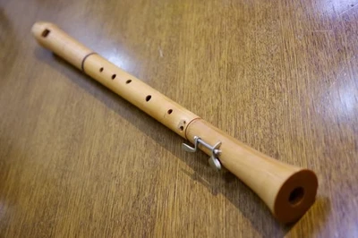 Grabadora tenor de madera Moeck Alemania barroca profesional música instrumento de viento Foto 1 de 4