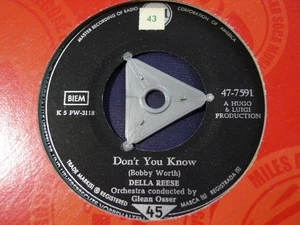 DELLA REESE-DON'T YOU KNOW-GERMANY RCA TRI - Foto 1 di 2