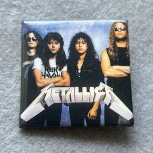 METALLICA Ultra Rare Vintage Late Square And Justice For All Pin - Bild 1 von 3