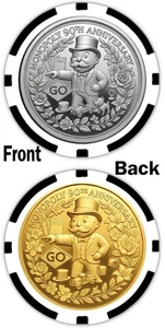 MONOPOLY - 90º ANIVERSARIO - FICHA CONMEMORATIVA DE POKER *FIRMADA* - Imagen 1 de 2