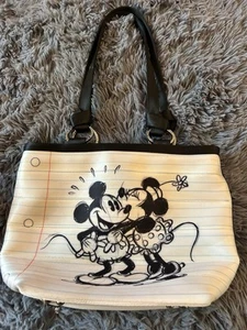GUC Rare Harveys Seatbelt Bag Disney Mickey Loves Minnie CRT Ring Tote - Picture 1 of 22