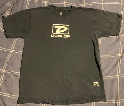 Camiseta Dunlop Guitar Picks vintage negra talla para hombre talla L Foto 1 de 3