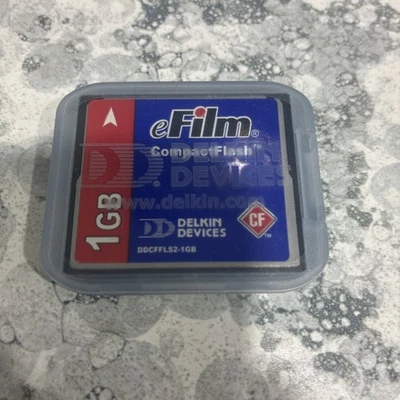 SanDisk 1GB CF Compact Flash Camera Memory Card with Plastic Delkin Case - Image 1 of 4