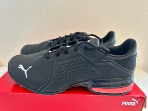 Zapato para correr PUMA Viz Runner para hombre talla 10,5 negro y rojo - 191037-02 - NUEVO EN CAJA - Imagen 1 de 12