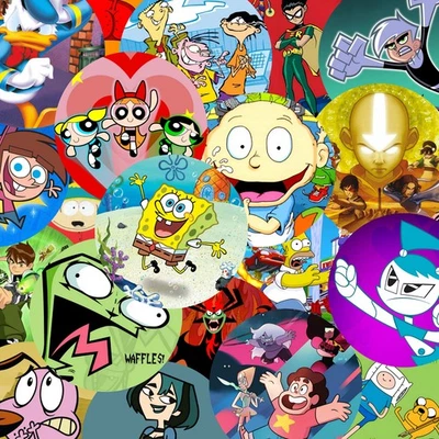 Custom Cartoon Stickers (Nickelodeon, Cartoon Network, Disney) 120 Designs!
