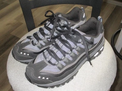 Skechers Sport Mens Size 9.5 after Burn Memory Fit 50165 Black Running Shoes - Image 1 of 4