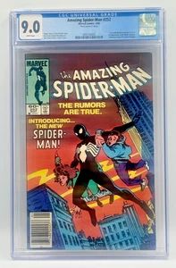 Amazing Spider-Man #252 CGC 9.0 Mint Black Suit Debut 1984 Marvel Comic - Bild 1 von 7