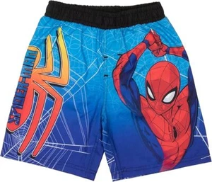 SPIDER-MAN Swim Trunks MARVEL AVENGERS UPF-50+ Bathing Suit Boys NWT Size 7 $25 - Picture 1 of 2