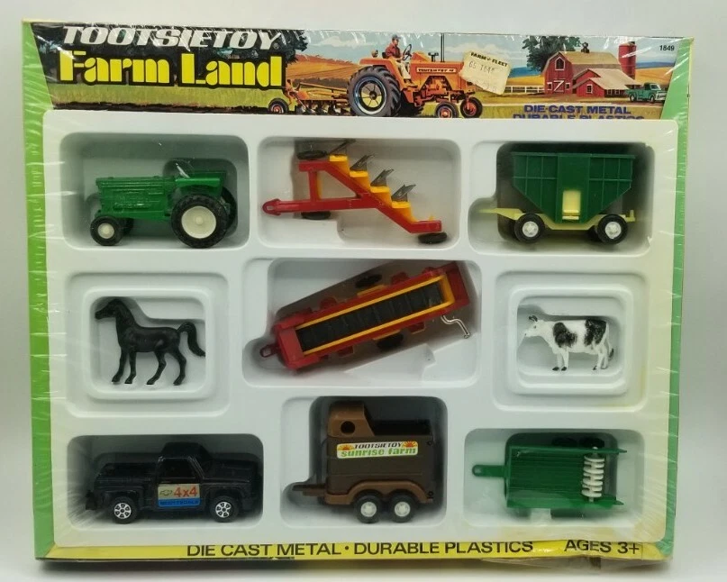 Tootsietoy Farmland Die-cast Vintage 1978 Combo Set - Rare - New/Old Stock #1849 - Image 1 of 4