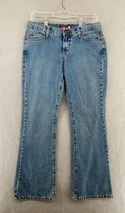 Jordache Womens Jeans 9/10 Petite Lo Rise Vintage 90s Y2K Flare - Picture 1 of 12