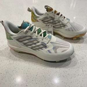 Adidas Adizero Purehustle 3 Elite IG9603 Women's Size 11.5 White Summer Bash New - Picture 1 of 7