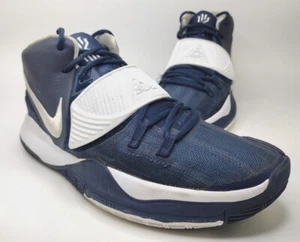 Nike Kyrie 6 TB Promo Navy Blue Basketball Shoes CW4142-402 Men’s Size 10.5 GUC - Picture 1 of 11