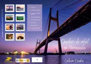 france 2024 Sunsets in NORMANY bridge mont saint michel cliff ETRETAT ms8v COLLT - Picture 1 of 2