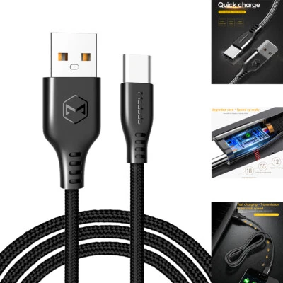 Mcdodo USB to Type-C Cable Charger Cord for Samsung Galaxy S25 S24 S23 S22 S21+ - Image 1 of 4