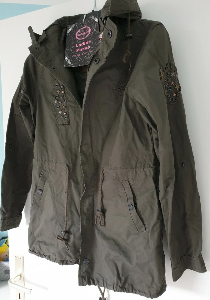 Damen PARKA Gr.34 KHAKI - Bild 1 von 1