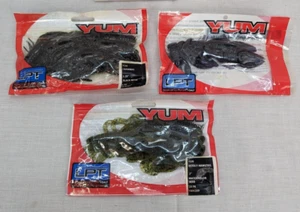 YUM BAITS LOT OF 3 CRAWBUGS AND HAWGTAILS LIVE PREY TECHNOLOGY - Picture 1 of 7