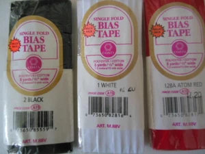 3 Packungen NEU Einzelfalte Schrägband, 8 Yards pro Packung, 4 Sets Schrägband - Bild 1 von 6