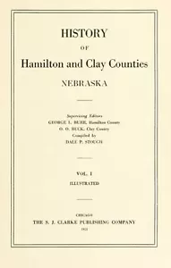 1921 HAMILTON & CLAY County Nebraska, NE, storia e genealogia Ancestry DVD B09 - Foto 1 di 2