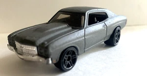 '70 Chevelle SS 2023 Hot Wheels Fast & Furious Series Matte Gray 1:64 Loose - Picture 1 of 9