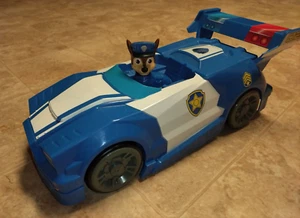 Paw Patrol Chase Larger Than Life Movie~ Vehicle 18" Walmart Exclusive  Blue Car - Picture 1 of 9