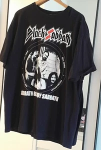 Vintage Y2k Mens Black Sabbath Rock Band Tee Short Sleeve T-Shirt Size XXL - Picture 1 of 4