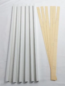Neu, 6er Set, 25" lange EINFACHE KABEL Kabel Verdeck Laufbahnen mit Montagematerial - Bild 1 von 14