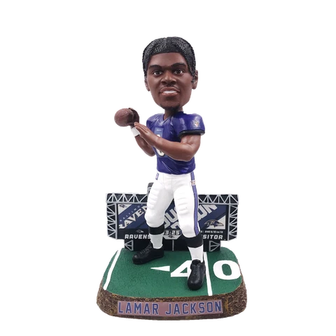 Lamar Jackson Baltimore Ravens Scoreboard Special Edition Bobblehead NFL Cover