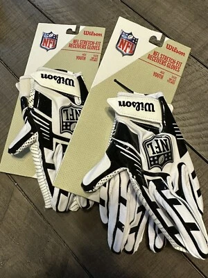 Guantes receptores Wilson NFL Youth Stretch Fit talla única venta al por menor por $45 Foto 1 de 4
